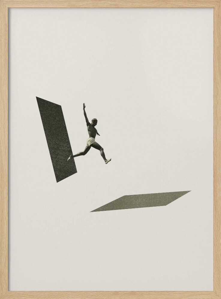 Not the one to wait Art Print UK — Abstract Minimal Wall Art — Bathroom — Wall It All Prints