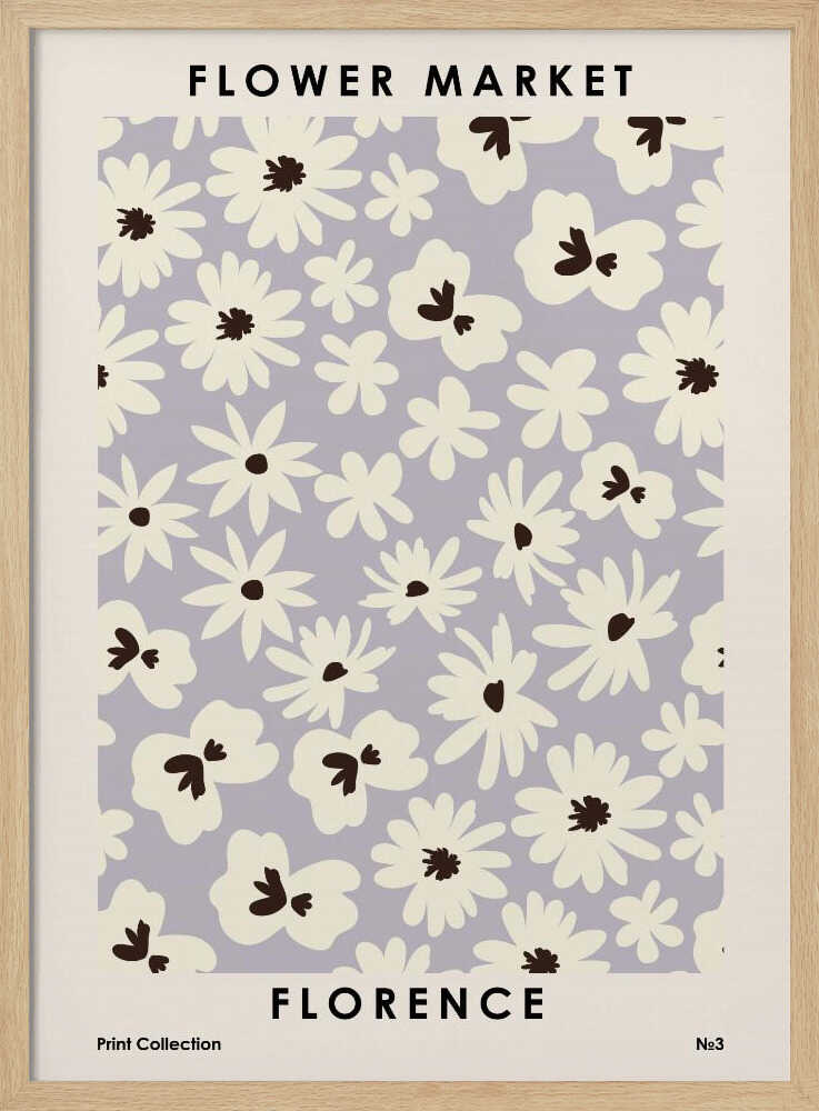 Flower Market Florence Art Print UK — Botanical Calm Wall Art — Office — Wall It All Prints