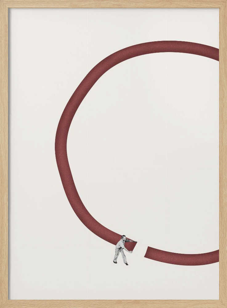 Let's reconnect Art Print UK — Abstract Minimal Wall Art — Office — Wall It All Prints