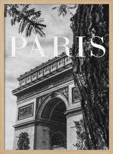 Paris Arc de Triomphe Art Print UK — City Dark Wall Art — Living Room — Wall It All Prints