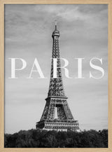 Eiffel Tower Paris Art Print UK — City Dark Wall Art — Living Room — Wall It All Prints