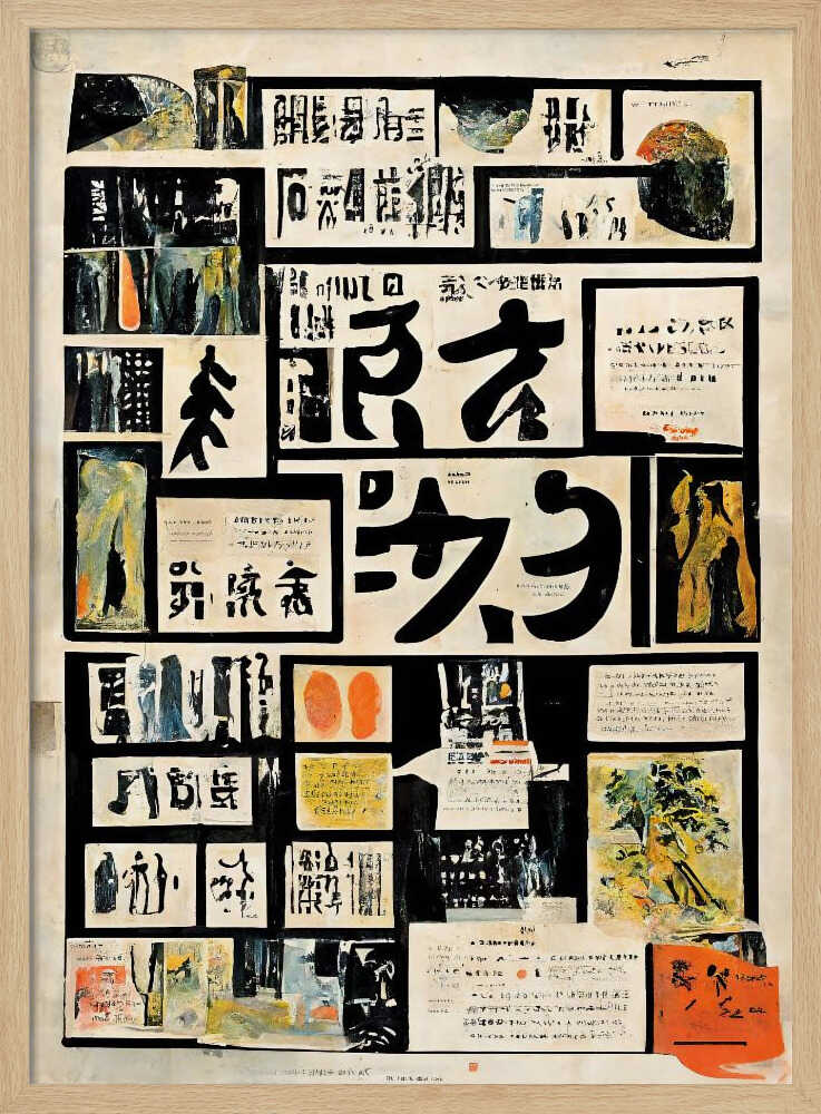 Good News Art Print UK — Japanese Vibrant Wall Art — Bathroom — Wall It All Prints