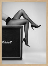 High Heels Rock Style Art Print UK — Portrait Vibrant Wall Art — Living Room — Wall It All Prints