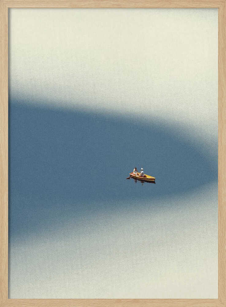Happy memories Art Print UK — Abstract Calm Wall Art — Bedroom — Wall It All Prints