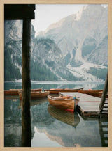 Lago Di Braies 2 Art Print UK — Japanese Calm Wall Art — Bedroom — Wall It All Prints