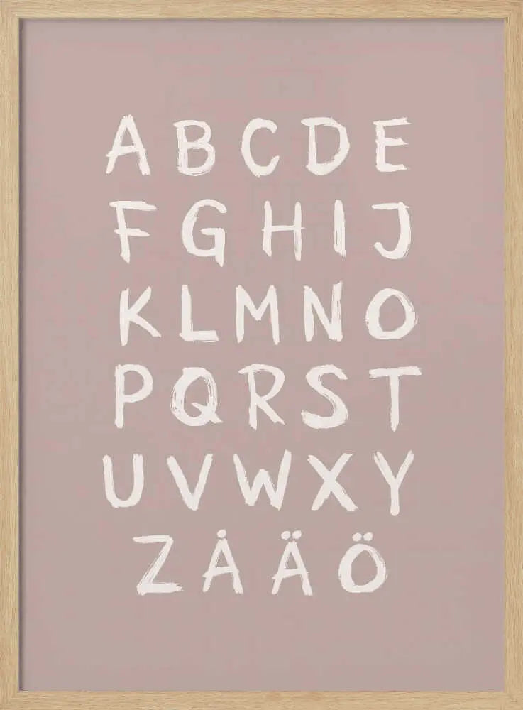 Scandinavian Alphabet Letters Aminah Eleonora