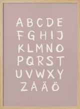 Scandinavian Alphabet Letters