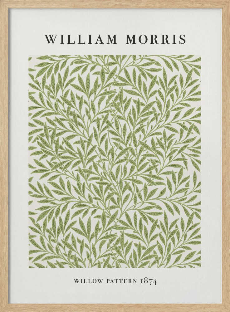 Willow Pattern Art Print UK — Botanical Fresh Wall Art — Living Room — Wall It All Prints