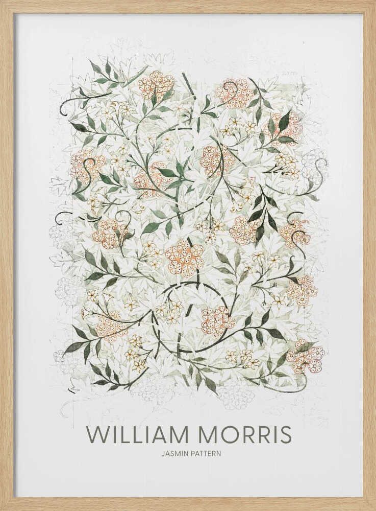Jasmine Art Print UK — Botanical Vibrant Wall Art — Living Room — Wall It All Prints