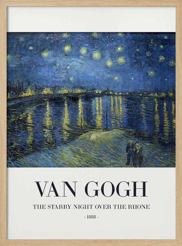 The Starry Night Over The Rhone Vincent Van Gogh