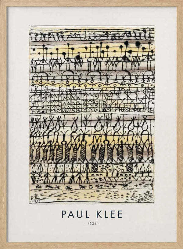 Cooling in a hot zone garden 1924 Paul Klee