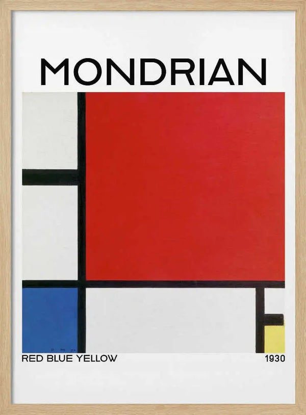 Composition with Red, Blue, and Yellow 1930 Piet Mondrian