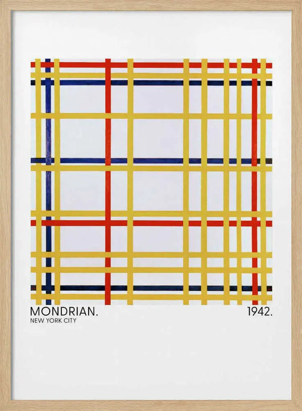 New York City 1 1942 Piet Mondrian