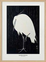 Egret In The Rain
