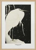 Heron In The Snow