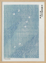 Woodblock Print Blue