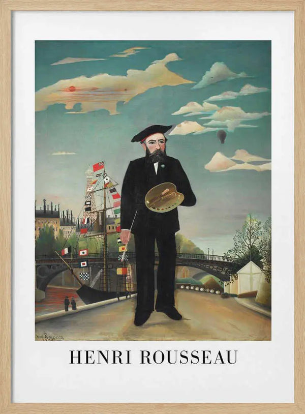 Self Portrait 1890 Henri Rousseau