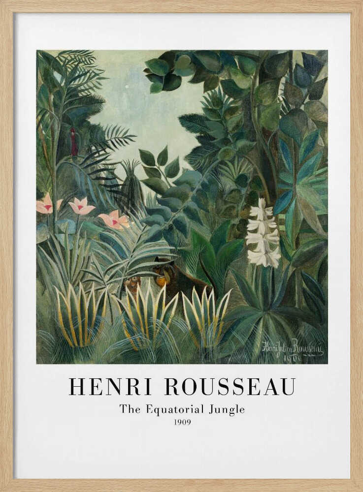 The Equatorial Jungle Art Print UK — Landscape Fresh Wall Art — Living Room — Wall It All Prints