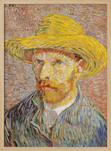 Self Portrait With Straw Hat
