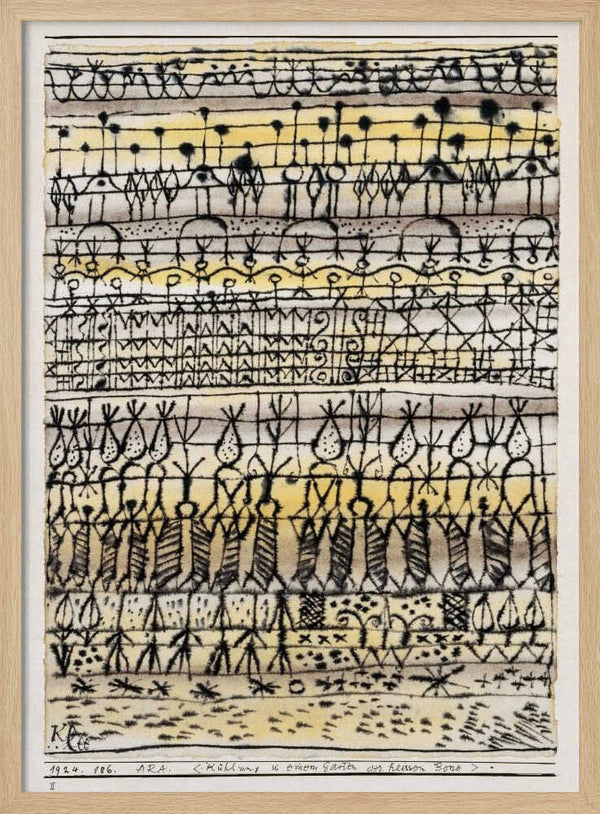 Cooling in a hot zone garden 1924 Paul Klee