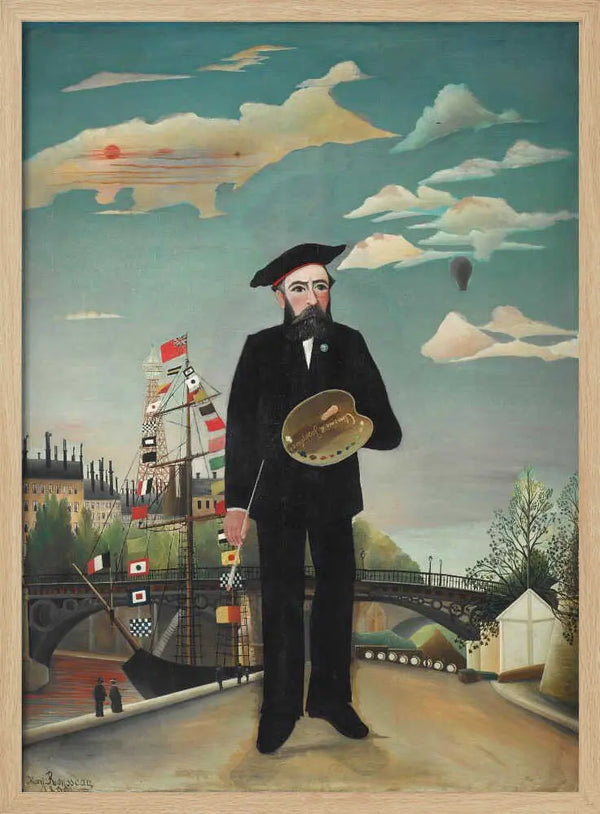 Self Portrait 1890 Henri Rousseau