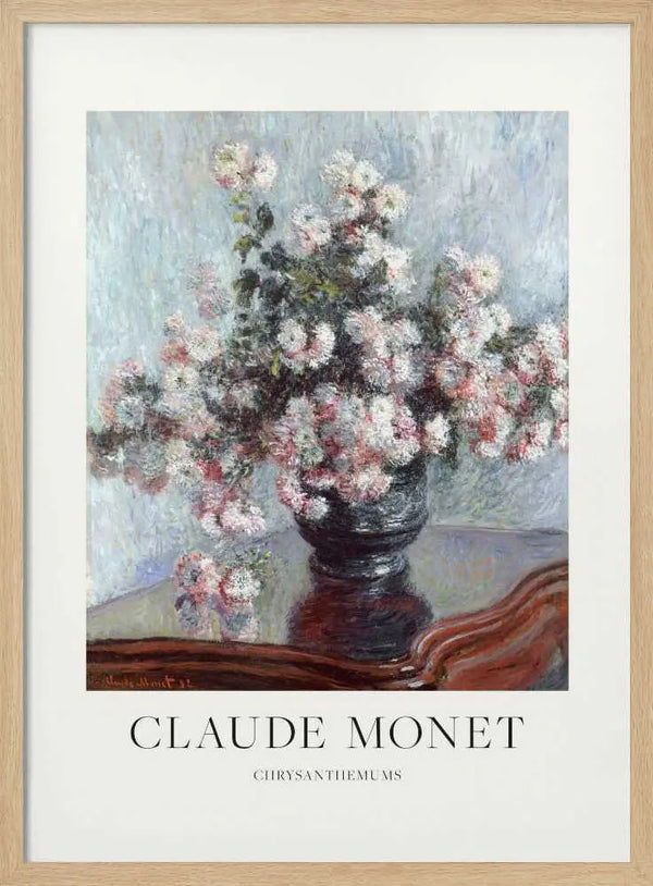 Chrysanthemums Claude Monet