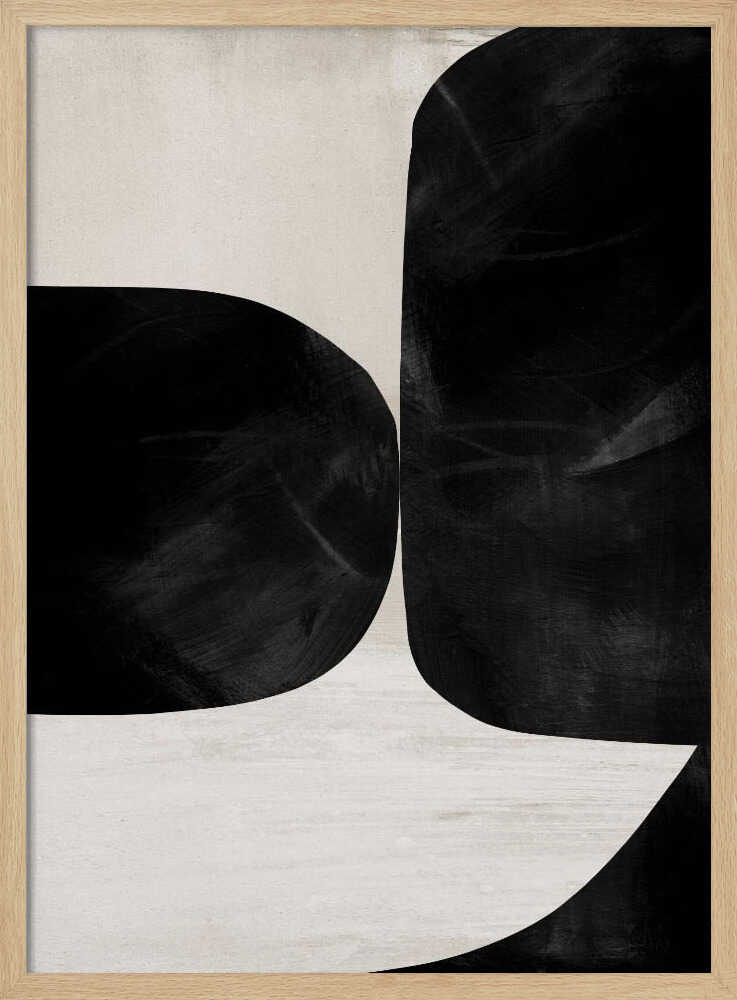 Night No2 Art Print UK — Abstract Dark Wall Art — Office — Wall It All Prints