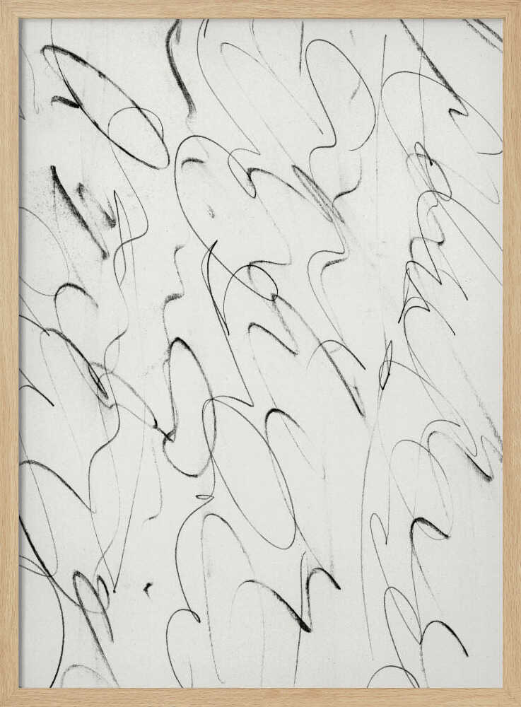 Script Art Print UK — Abstract Minimal Wall Art — Office — Wall It All Prints