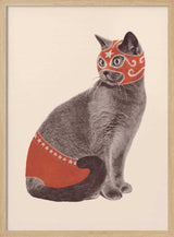 Funny Luchador Cat