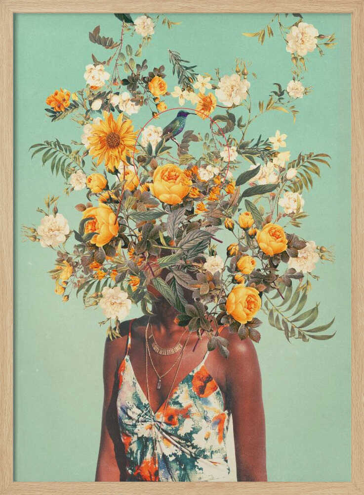 You Loved Me a Thousand Summers Ago Art Print UK — Botanical Vibrant Wall Art — Living Room — Wall It All Prints