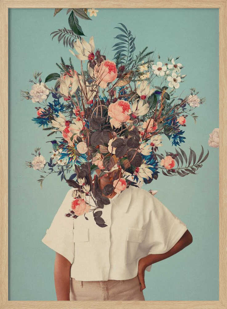 Thank God It's Spring Art Print UK — Botanical Fresh Wall Art — Living Room — Wall It All Prints