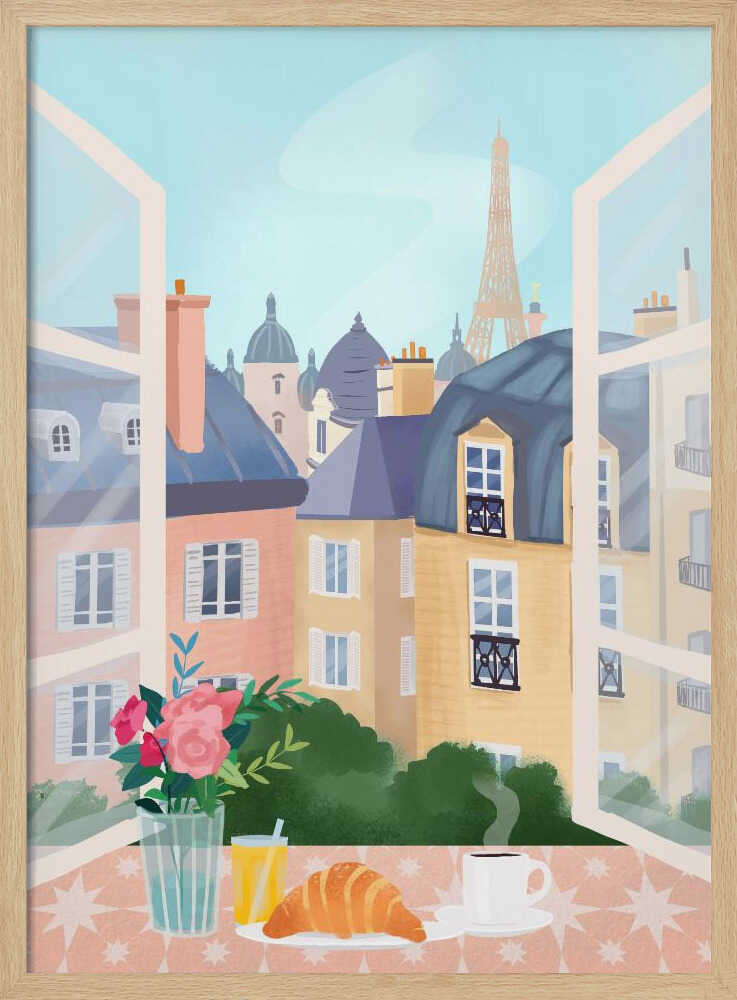 Paris Art Print UK — Botanical Vibrant Wall Art — Kitchen — Wall It All Prints