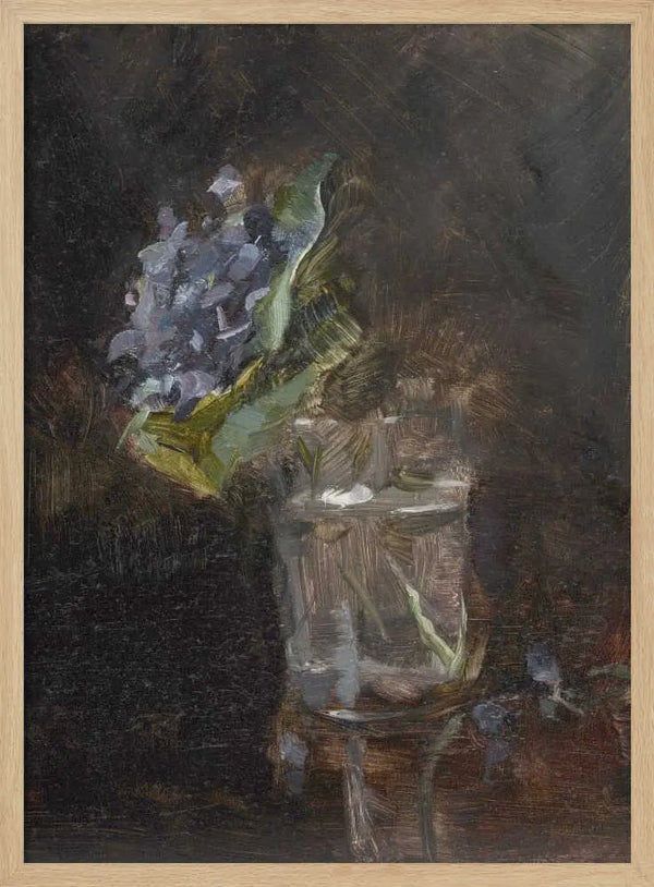 Bouquet of Violets In a Vase (1882) TOULOUSE LAUTREC