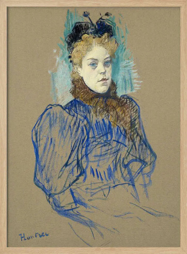 May Milton Portrait (1895) TOULOUSE LAUTREC