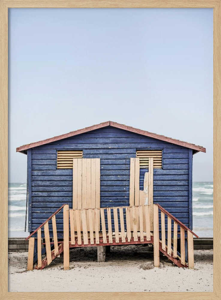 Beachside Retreat Art Print UK — Abstract Calm Wall Art — Bedroom — Wall It All Prints