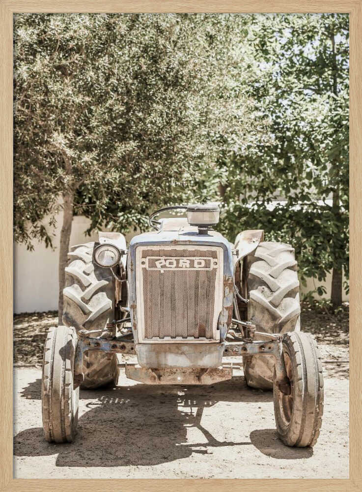 Rugged Tractor Scene Art Print UK — Vintage Fresh Wall Art — Living Room — Wall It All Prints