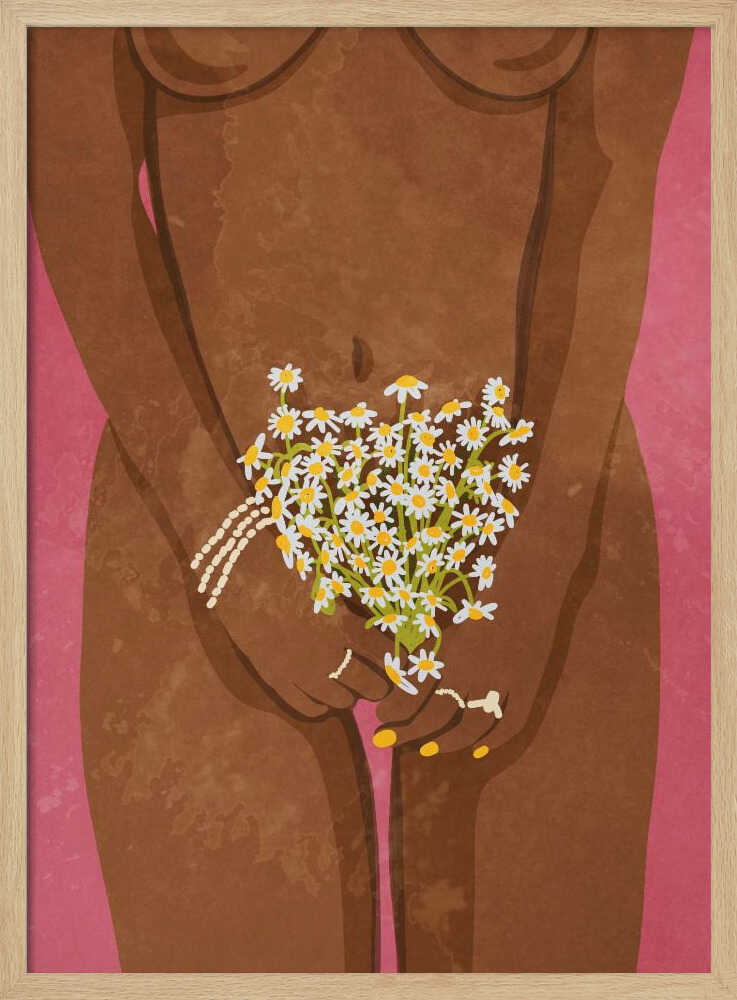 Untitled Art Print UK — Botanical Vibrant Wall Art — Living Room — Wall It All Prints