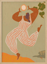 Reach For The Sun Art Print UK — Botanical Vibrant Wall Art — Living Room — Wall It All Prints