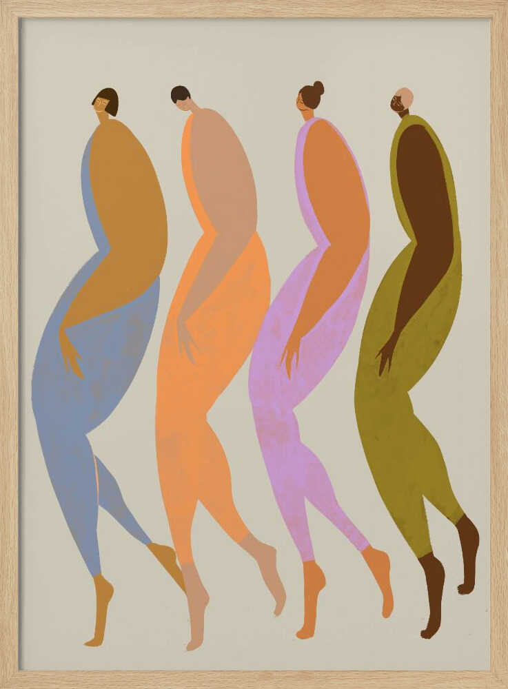 We The Giants Art Print UK — Portrait Vibrant Wall Art — Living Room — Wall It All Prints