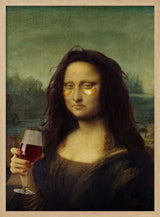 Modern Mona Lisa Relaxing
