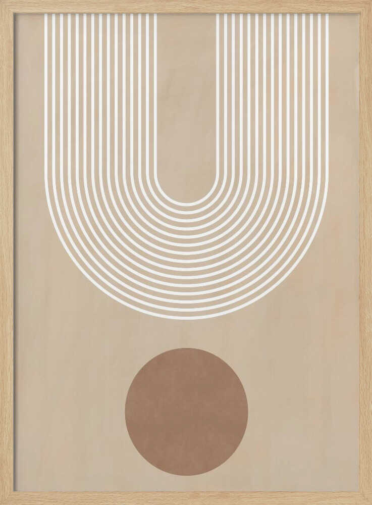 Minimalist Arch Form Art Print UK — Abstract Minimal Wall Art — Office — Wall It All Prints