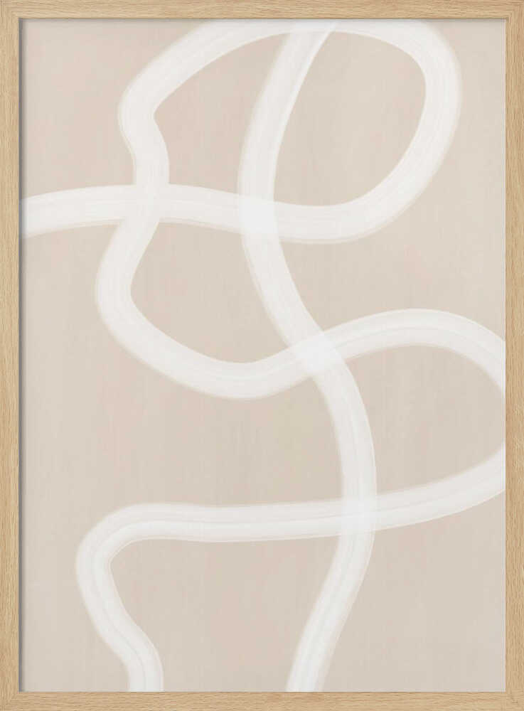 Soft Abstract Flow Art Print UK — Japanese Minimal Wall Art — Office — Wall It All Prints