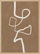 Abstract Flowing Line