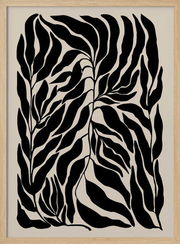 Organic Black Leaves