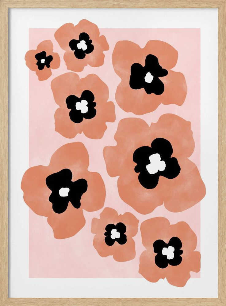 Soft Coral Poppies