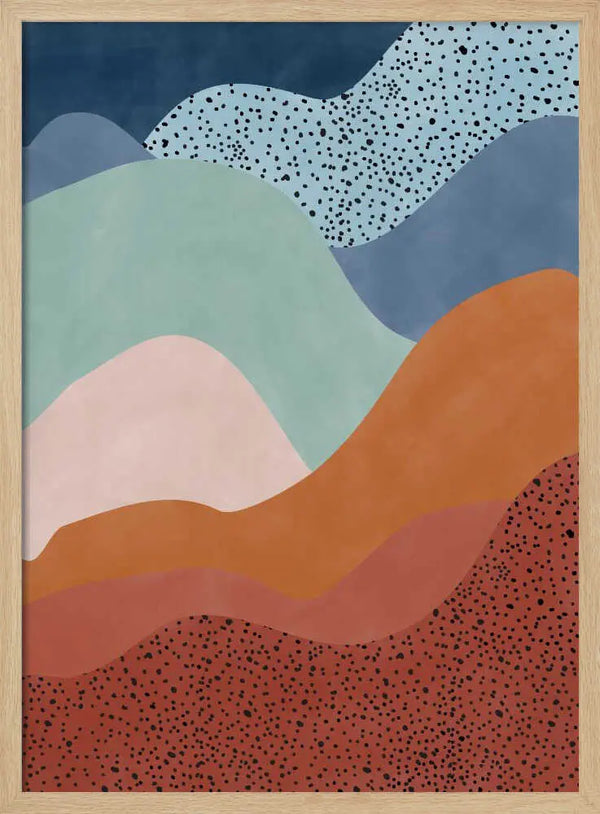 Earthy Layered Landscape Elena Ristova