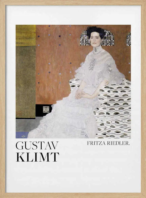 Bildnis Fritza Riedler (1906) Poster Gustav Klimt