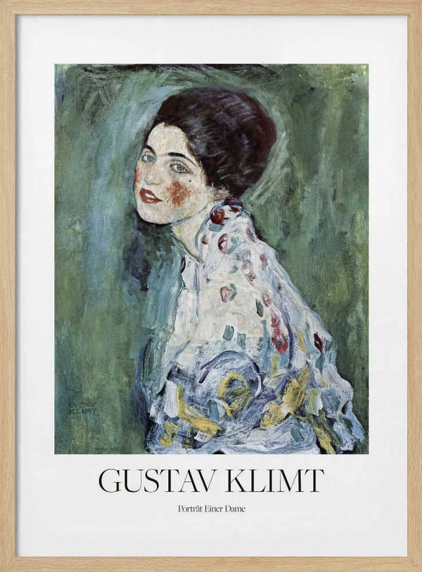 Porträt Einer Dame (1916–1917) Poster Gustav Klimt
