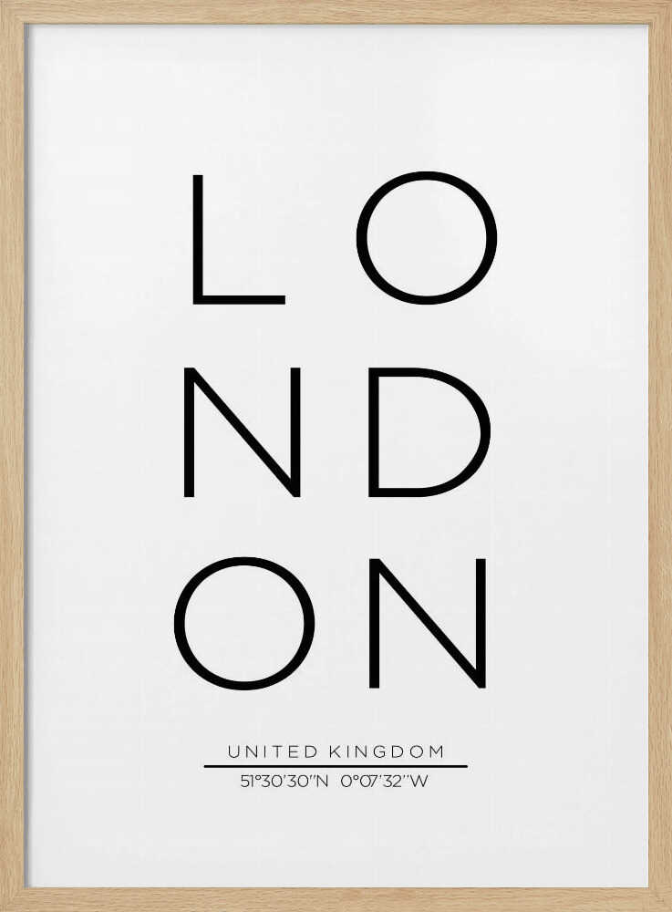 Vertical London Echo Art Print UK — Abstract Dark Wall Art — Office — Wall It All Prints