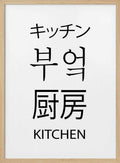 Multilingual Kitchen Sign